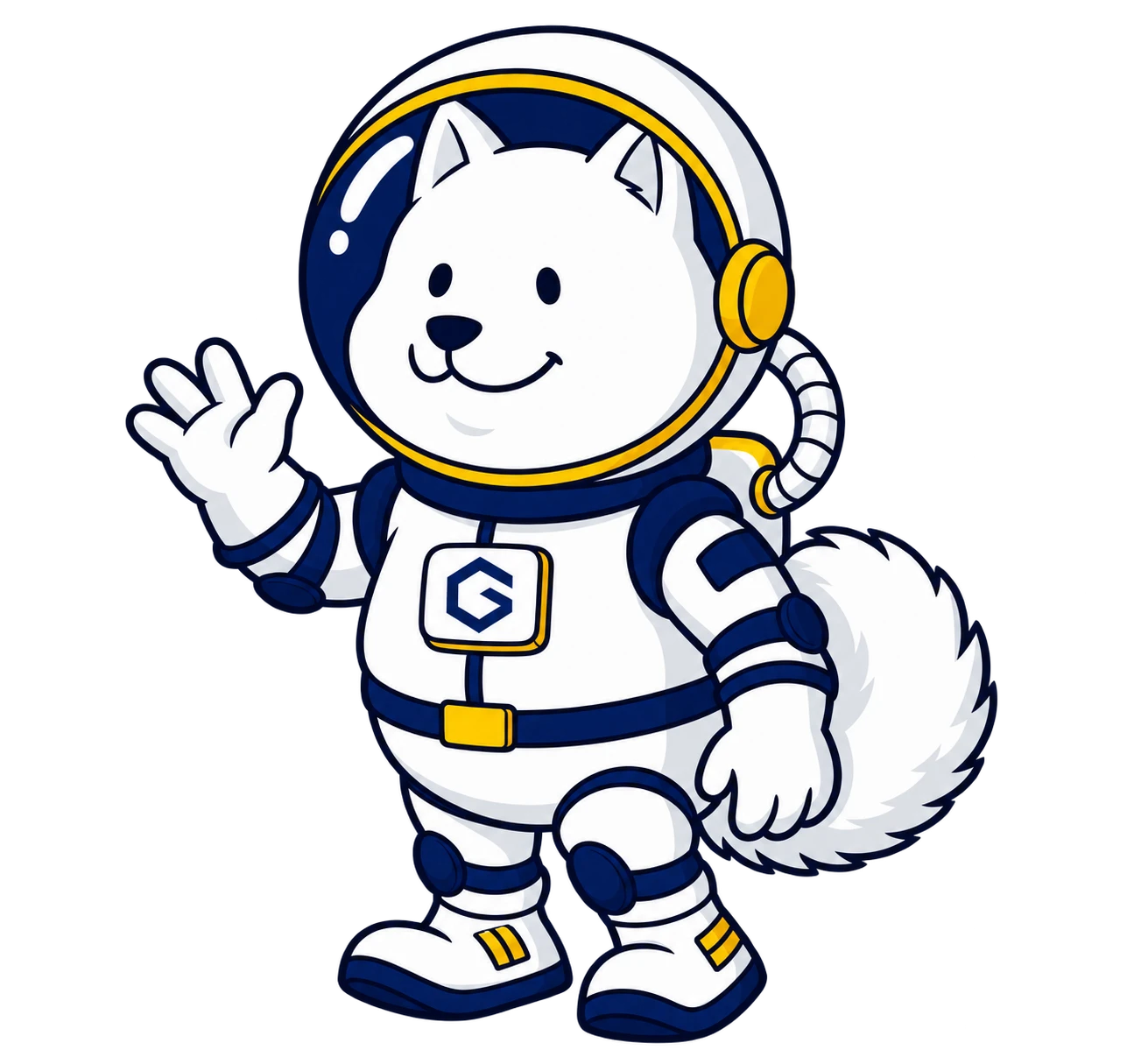 左を向いて挨拶するノヴァ