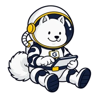 座って端末にミッションログを記録するノヴァ