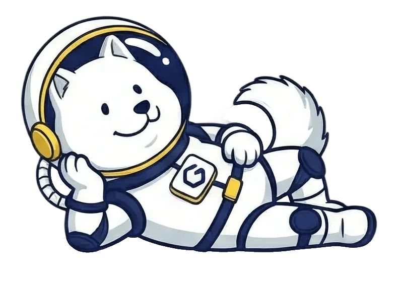 寝そべるノヴァくん