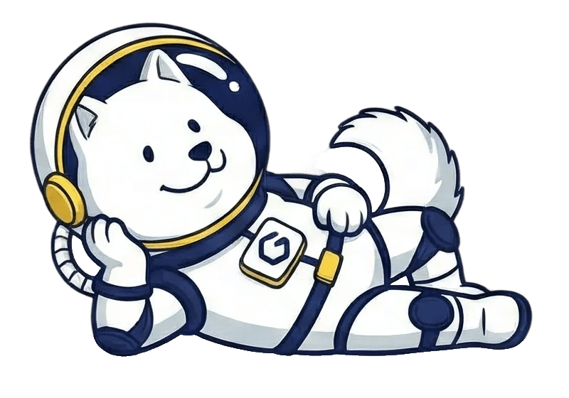 寝そべるノヴァくん